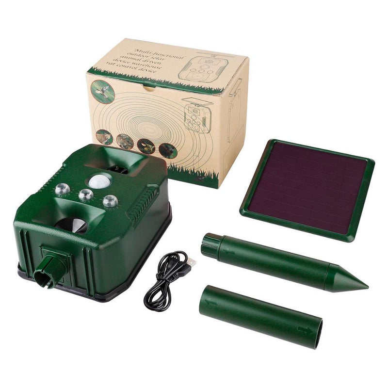Solar Ultrasonic Animal Repeller
